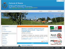 Tablet Screenshot of comune.roana.vi.it